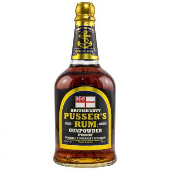 Pussers Rum Gunpowder Proof (Black Label) ... 1x 0,7 Ltr.