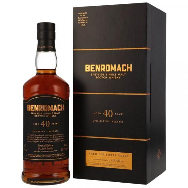 Benromach 40 Jahre ... 1x 0,7 Ltr.