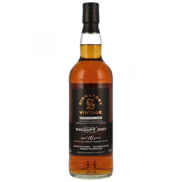 Macduff 2007 - 16 Jahre, Signatory 100 PROOF Exceptional Edition 3 ... 1x 7 Ltr.