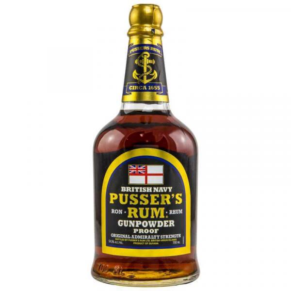 Pussers Rum Gunpowder Proof (Black Label) ... 1x 0,7 Ltr.