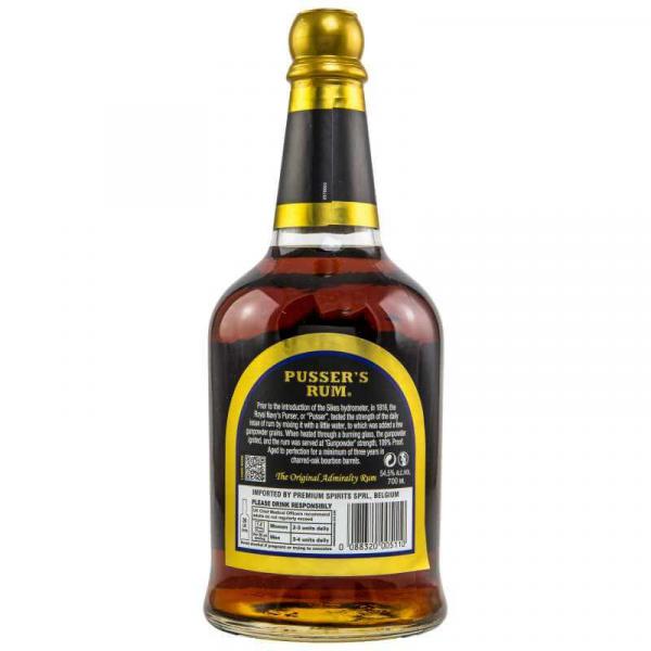 Pussers Rum Gunpowder Proof (Black Label) ... 1x 0,7 Ltr.